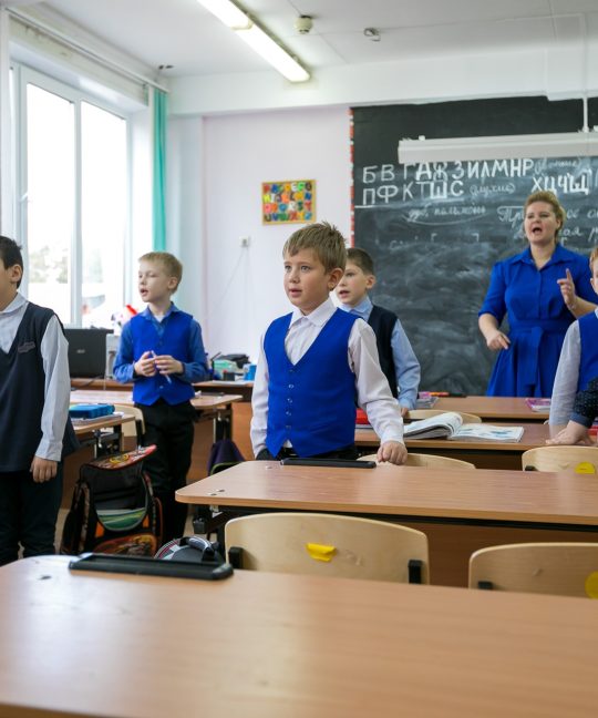 Два урока в классе мальчиков по системе Занкова