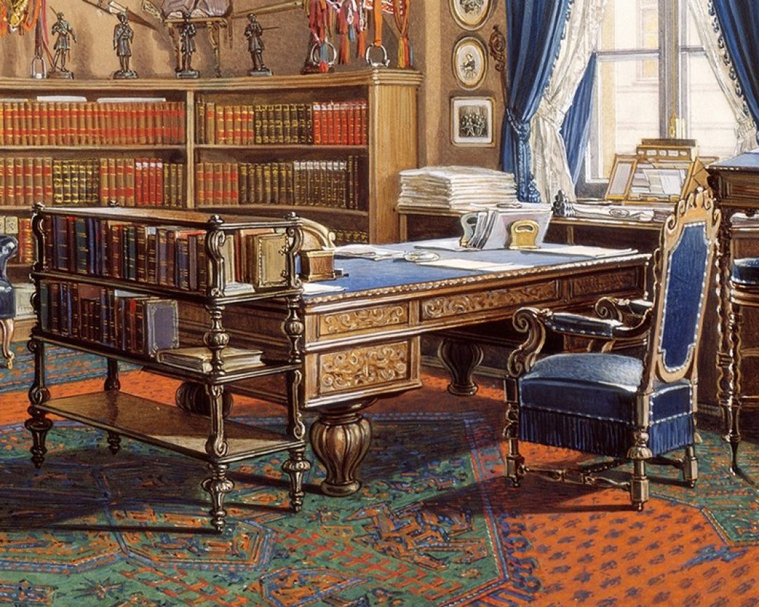 Использование столов для работы стоя – конторок на рубеже 18-19-го веков