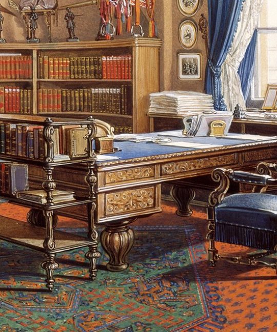 Использование столов для работы стоя – конторок на рубеже 18-19-го веков