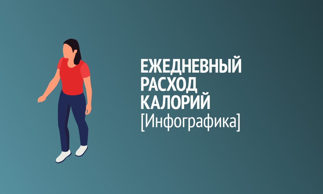 Инфографика: на что тратит свою энергию человек